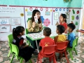 Trường MN Vĩnh Phúc Hỗ trợ, kiểm tra chất lượng trẻ 5 tuổi cuối năm học 2022-2023